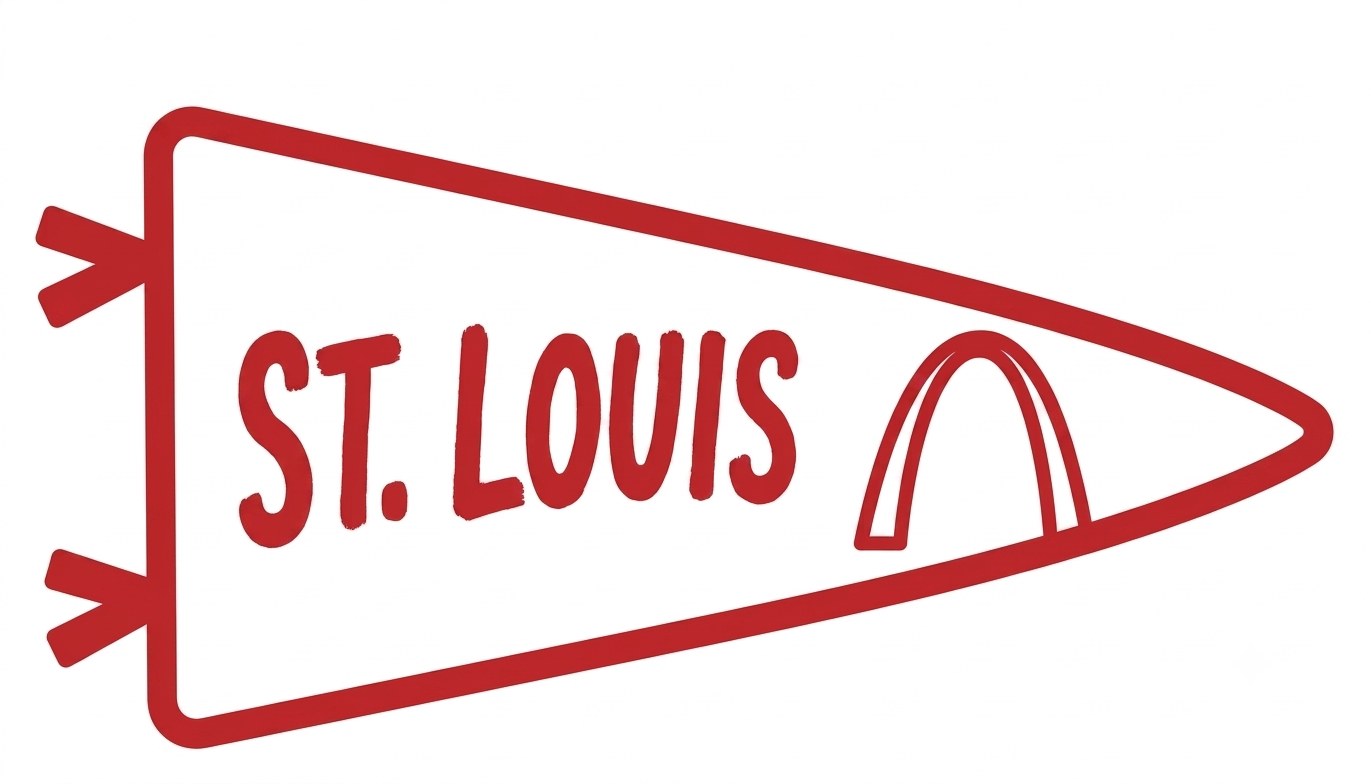 St. Louis landmark pennant concept